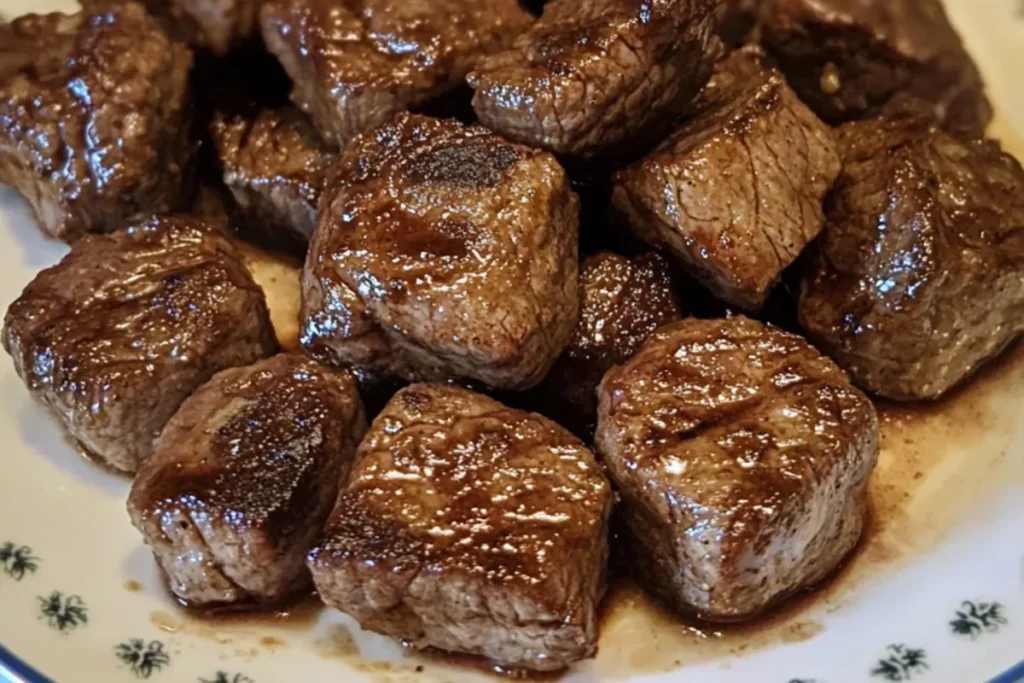 Slow Cooker Steak Bites Tender Steak Bites Easy Crockpot Steak Recipe Steak Bites in Crockpot Slow Cooked Steak Bites