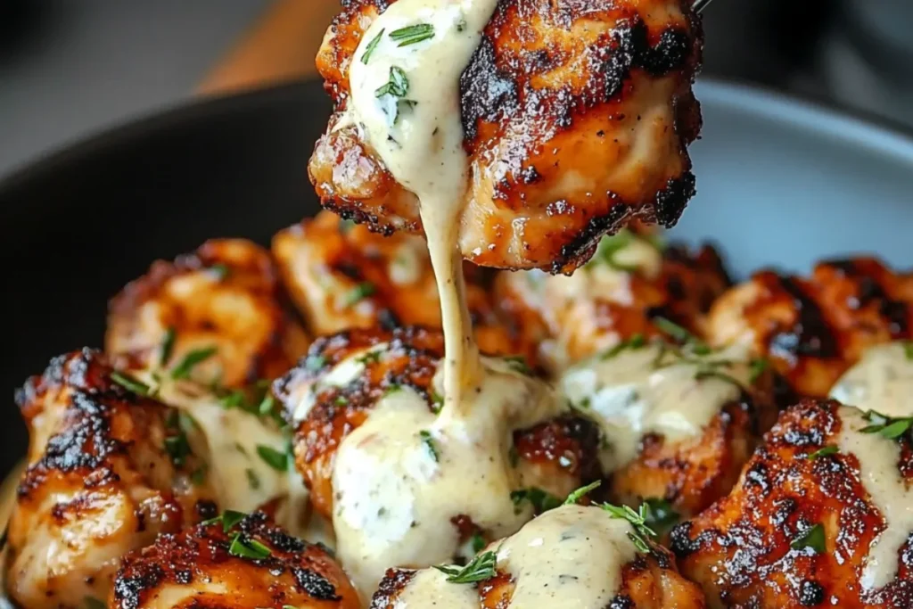 grilled chicken bites creamy garlic chicken garlic chicken appetizer grilled chicken skewers with garlic sauce chicken with garlic cream sauce summer grilled chicken recipe easy grilled chicken appetizer