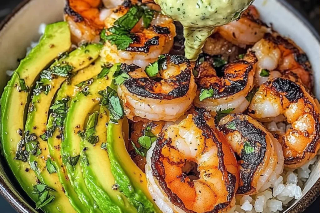 Shrimp avocado rice bowl Cilantro lime shrimp bowls Healthy shrimp rice bowl Shrimp grain bowls Spicy shrimp and avocado bowls Shrimp burrito bowls Low-carb shrimp avocado meal Avocado and rice bowl with shrimp Zesty shrimp lunch bowl Quick shrimp rice dinner