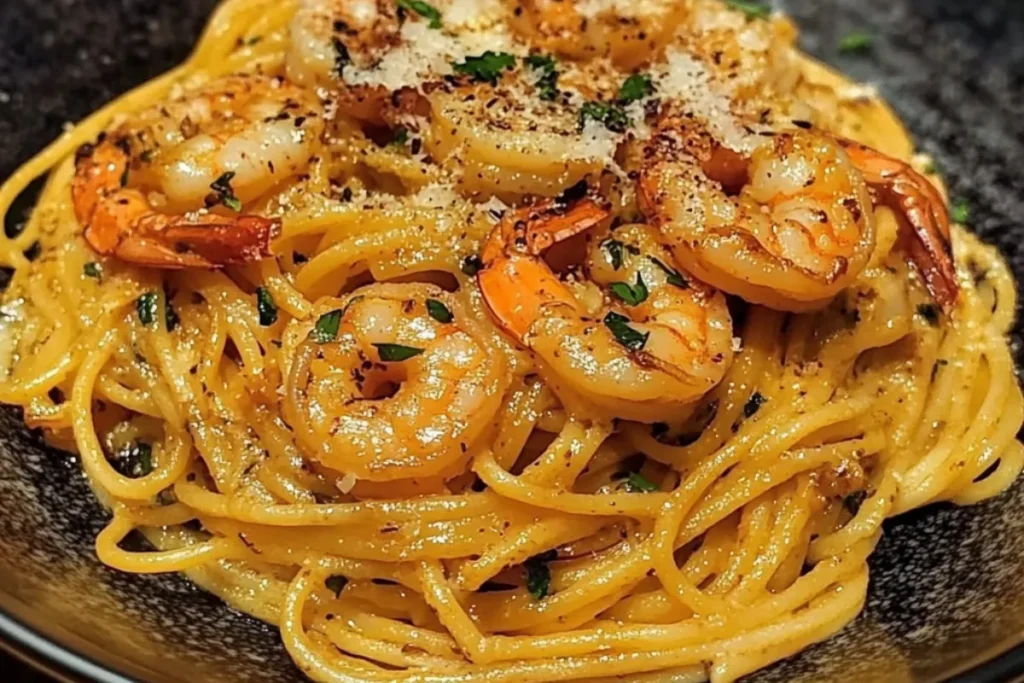 Shrimp linguine Garlic butter shrimp pasta Easy shrimp pasta recipe Creamy shrimp pasta Spaghetti with shrimp and garlic Lemon garlic shrimp pasta Seafood pasta dish Shrimp scampi pasta