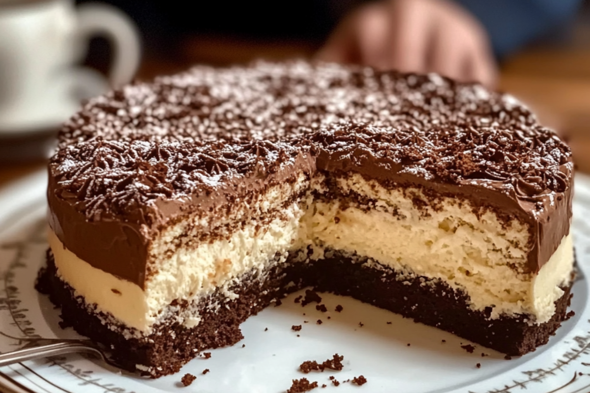 Ricotta chocolate cake Layered Italian dessert Chocolate ricotta pudding cake Italian anniversary cake Easy Italian cake recipe Chocolate and cheese dessert Traditional Italian layered cake Homemade Italian Love Cake Italian bakery-style dessert Creamy chocolate ricotta cake