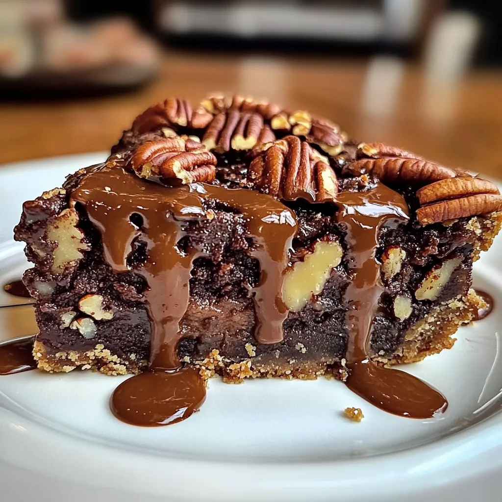 Chocolate Pecan Pie Fudge Pecan Pie Pecan Brownie Tart Gooey Pecan Pie Nutty Brownie Dessert Rich Chocolate Pie Southern Pecan Dessert Holiday Pecan Brownies