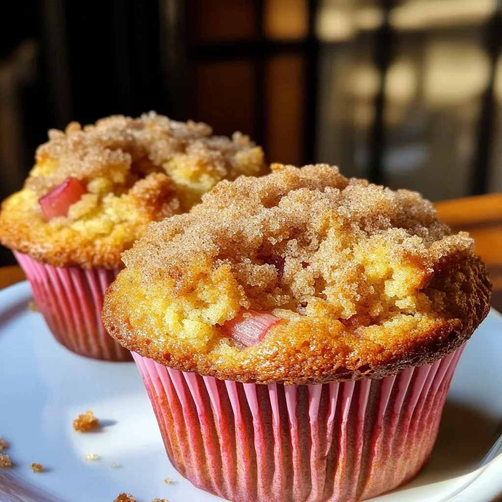 rhubarb cinnamon muffins cinnamon sugar rhubarb cupcakes rhubarb muffin recipe muffins with rhubarb and sugar topping easy rhubarb muffins homemade rhubarb muffins rhubarb baked goods rhubarb dessert muffins